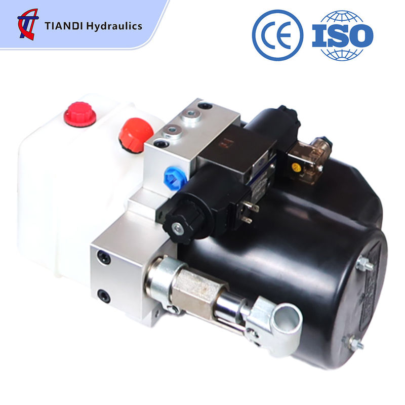 DC 24V 2Kw Double Acting Hydraulic Power Pack For Trailer Dump Truck
