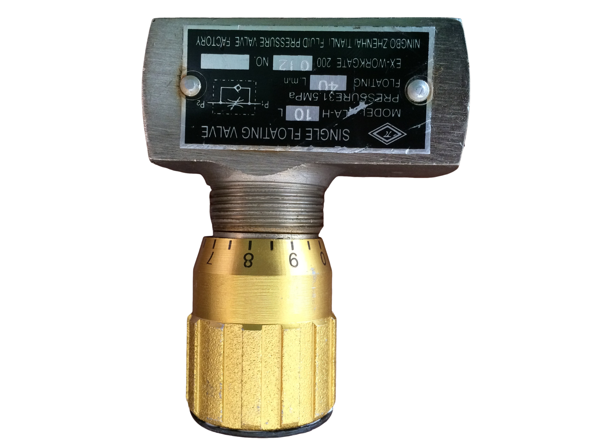 Electronic Steel Hydraulic Flow Control Valve , Hydraulic Flow Divider Valve