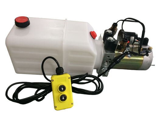 De Aanhangwagen Micro- van de hoge Prestatiesstortplaats Hydraulische Machtspakken met Plastic de Olietank van 8L
