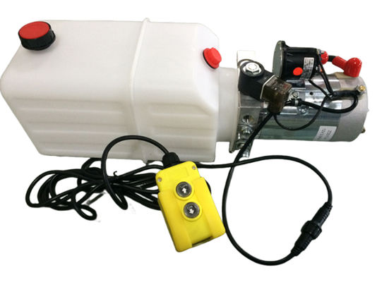 12V gelijkstroom Mini Hydraulic Power Unit Double die met Afvoerkanaalstop handelen