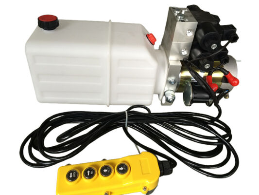 G3/8“ Oliehaven Mini Hydraulic Power Packs, de Hydraulische Machtspak van gelijkstroom 24v met Plastic de Olietank van 8L