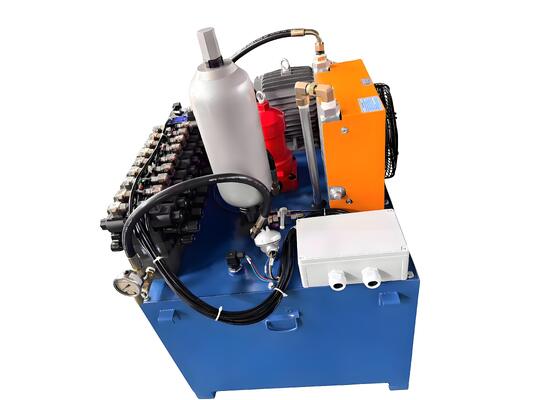 Hydraulische Power Unit-6L stalen tank 2.5cc/R hydraulische tandwielpomp met motor AC 380V 750W 1450rpm-2